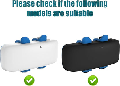 4pcs Collar Attachment Clips, GPS Dog Silicone Clips Accessories for Cat Pet Activity Replacement (Blue)