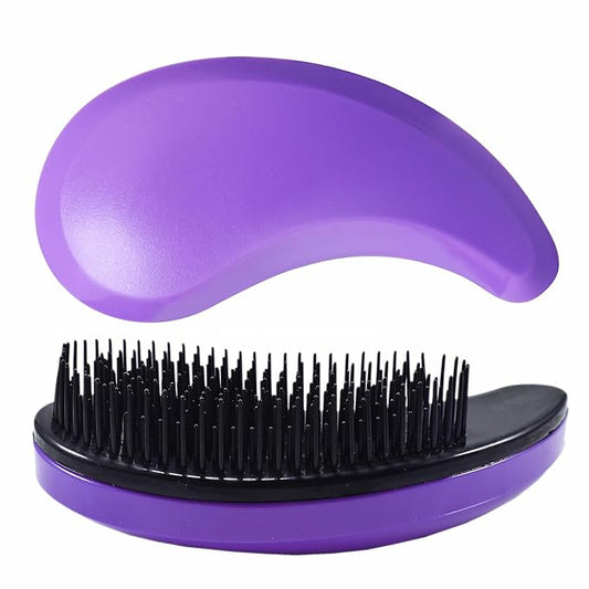 Puppy Brush, Soft Dog Brush for Grooming, Puppy Hair Remover Brush Comb, Grooming Tool for Poodles,Teddy, Yorkies, Maltese, Shih Tzu, Chihuahua, Light Purple