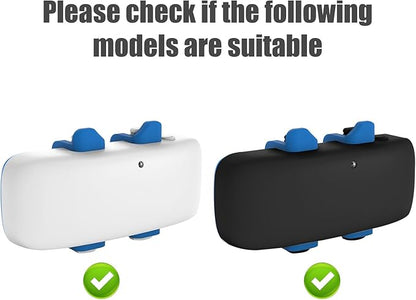 4pcs Attachment Clips, Dog GPS Silicone Clips for Cat Pet Location Activity Replacement Accessories Compatible with GPS (White)