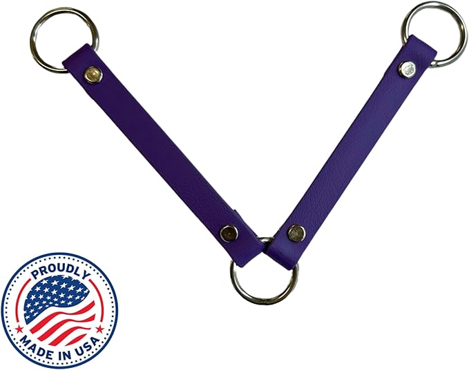 SparkDog Collars Dog Crate Fan Hanger, HotDawg Utility Strap, BioThane Ryobi P3320 Fan Hanger for Ruffland Dog Kennel, Bucket Holder Utility Strap - Made in The USA (Purple)