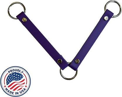 SparkDog Collars Dog Crate Fan Hanger, HotDawg Utility Strap, BioThane Ryobi P3320 Fan Hanger for Ruffland Dog Kennel, Bucket Holder Utility Strap - Made in The USA (Purple)