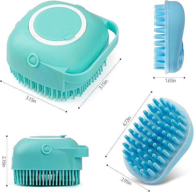 Pet Shampoo Brush, Long Hair, cat Shampoo Brush, Bath Dog Shampoo Brush, Dog Brush, cat Brush
