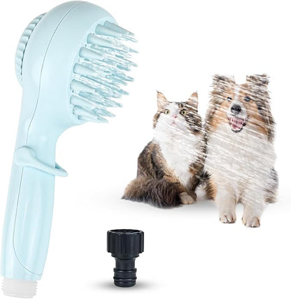 Dog Shower Brush Attachment - Pet Shower Attachment Dog Shower for Gentle Grooming, Easy to Use Dog Shower for Home Grooming, Dog Bath Brush for Deep Cleaning