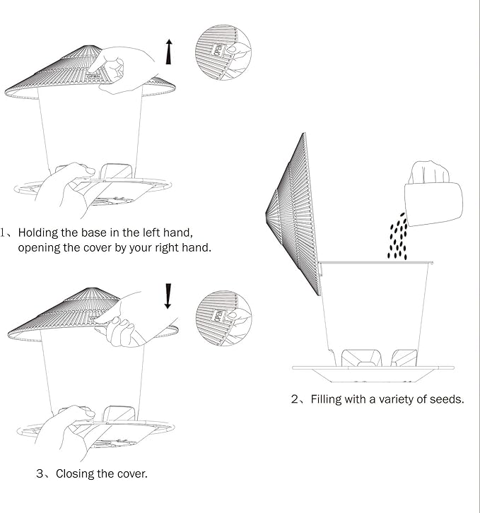 Bird Feeder Outdoor Hanging for Wild Bird Seed, Yellow