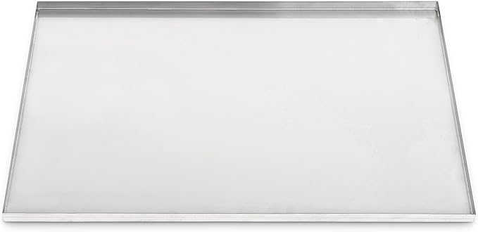 47" x 29.13" Metal Replacement Dog Crate Pan Chew Proof Crack Proof Pet Kennel Tray Central Dog Training Crate Pan Pet Supplies, Galvanized, 1" H