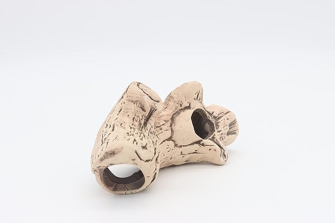 ALEGI Aquarium Decoration Rock Caves, Hideaway for Shrimp, Cichlid, Betta Fish Hideout Decor, Safe for Freshwater and Saltwater Tanks (TreeStumpL+S)