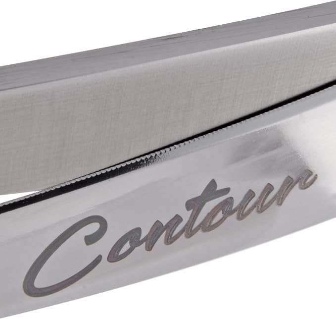 6.25 Contour Curved Shear Pet Dog Grooming Scissors, Patent Grip Design, Easy Adjust, Japanese 440C Tempered Steel, Lightweight, Professional Dog Scissors For Dog Grooming (Serrated)