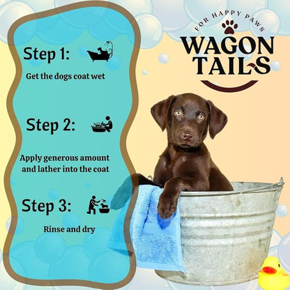 5-in-1 Dog Shampoo and Conditioner | 16 Oz | All Natural, Eco-Friendly Dog Itch Relief Formula | Moisturize/Replenish with Coconut and Palm | Paraben/Sulfate Free with Aloe and Oatmeal