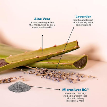 Pet Honesty Restore + Soothe Hot Spots Spray for Dogs & Cats - Gentle on Sensitive Skin, Chlorhexidine Alternative Spray, Soothes Itching, Irritation with Aloe and Microsilver (Lavender) - 4oz