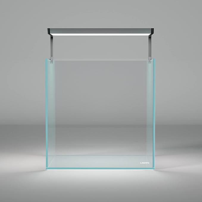 LANDEN AQUABRITE 30 LED Aquarium Light RGB+W for 11.81in (30cm) Rimless Freshwater Fish Tanks - Full Spectrum Lighting with Adjustable Brightness with Controller