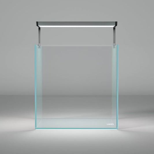 LANDEN AQUABRITE 30 LED Aquarium Light RGB+W for 11.81in (30cm) Rimless Freshwater Fish Tanks - Full Spectrum Lighting with Adjustable Brightness with Controller