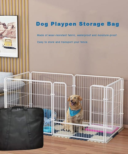 40" Dog Playpen Storage Bag, Suitable for Foldable Exercise Pet Playpens, Dog Fence Travel Bag with Handles for Camping and RV Trip, Waterproof Oxford Fabric