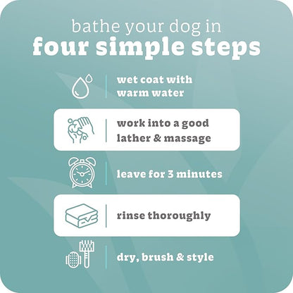 Espree Bright White Whitening Shampoo & Conditioner for Dogs, Stain-Removing, Brightening Formula for White and Light-Coated Pets, Gentle Whitening and Hydrating for Sensitive Skin, 20oz