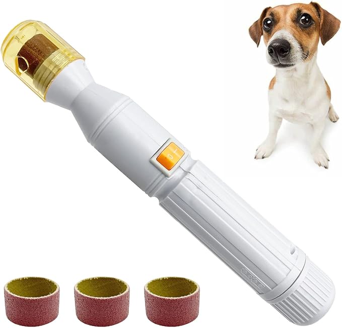 JBUJBU Pet Dog Nail Grinder,Pet Nail Grinder for Dogs and Cats Electric Painless & Quiet
