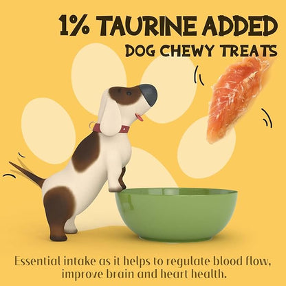 ASMPET Dog Treats Chews, Chicken Jerky Made with 100% Real Chicken Breast