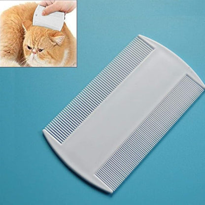 White Double Sided Double-Sided Detection Removes Head Nit Fine Tooth Head Lice Hair Combs Dog Combs For Kids Pet dog Flea Plastic Hair Nit Combs