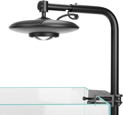 hygger 55W High PAR Aquarium LED Plant Light, 5 Adjustable Brightness Full Spectrum Fish Tank Light Aquarium Lamp & Stand Kit Ideal for Aquascaping Planted Tank Fish Display Shrimp Tank Paludarium