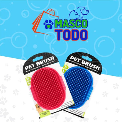 Dog Brush - Premium Dog Bath Brush, Ideal Dog Brush for Short Haired Dogs, Gentle Pet Grooming Tool, Effective for Removing Loose Fur and Dirt in Bath Time, Easy to Clean