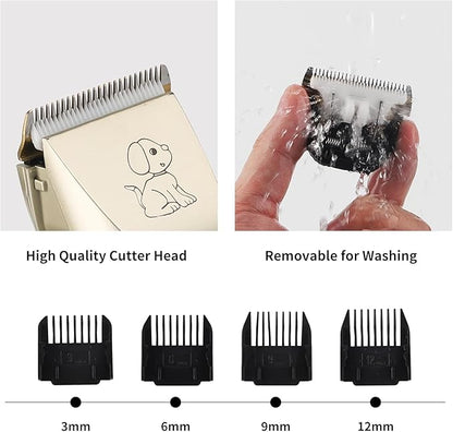 Dog Shaver Quiet Hair Clipper Set for Dog Cats Pets
