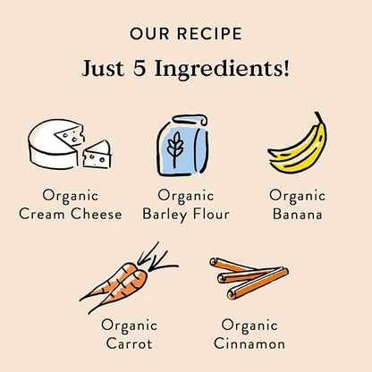 Bocce's Bakery All-Natural, Small Batch, Organic Dog Treats, Spiced Cake Biscuits, Wheat-Free, Limited-Ingredient, Made in The USA with 100% Recyclable Packaging, 12 oz Bag (DG-BC-SCC)