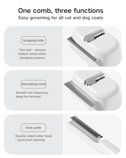 3-in-1 pet comb (3-in-1)
