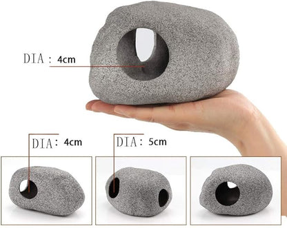 Norgail Aquarium Stone Hideaway Ornament Cichlid Shrimp Breeding Hiding Cave (X-Large)(904)