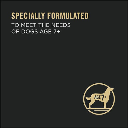 Purina Pro Plan Wet Dog Food For Senior Dogs Adult 7 Plus Turkey and Rice Entree Classic - (Pack of 12) 13 oz. Cans