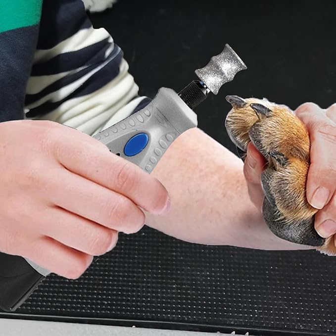 Dog Nail Trimmer Tools for Dremel - Paws Grooming & Smoothing for Medium Large Dogs - 1/8" Dog Nail Grinder Attachment (2XL)