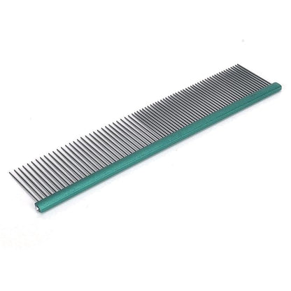 Greyhound Comb For Dogs, Metal Dog Comb Cat Comb For Removing and Knots Dog Combs with Rounded Ends Dog Combs For Grooming Matting Grooming Tool For Long Short Haired Dog