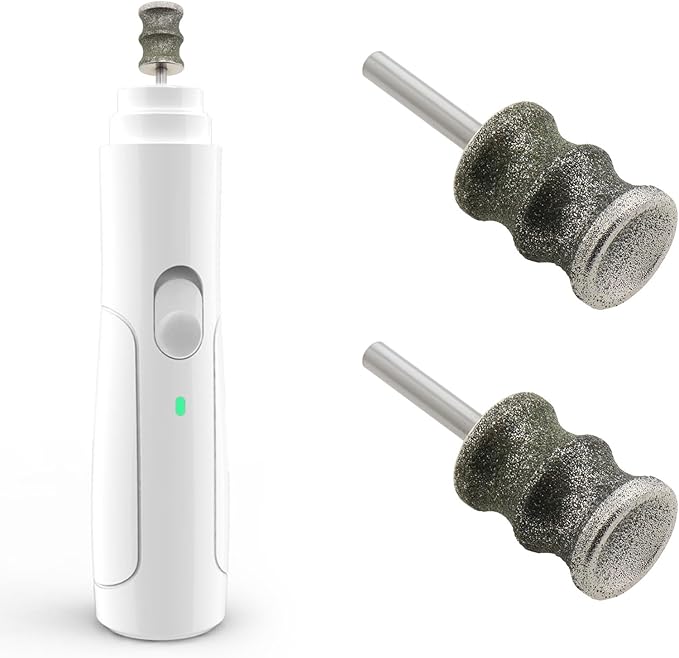 Create idea 2pcs Pet Nail Grinder Bits Replacement Heads, 1/8'' Diamond Rotary Nail Grinder Bits Compatible with Animals Nail Care Grinder Tools Dog Nail Grinder Dog Nail Trimmers