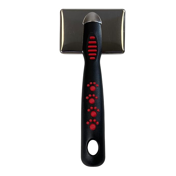 Ryan's Pet Supplies Paw Brothers Flat Slicker Brush for Dogs, Dog Brush for Short Haired Dogs, Professional Grade, Coated Tips, Gentle on Skin, Maximum Coverage, Mini/Small