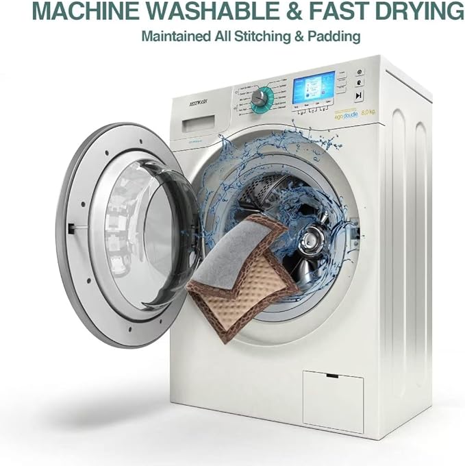 30 inch Dog Crate Bed Kennel Mat Indoor Cage Pad Medium Small Flat Thin Memory Foam Doggy Beds Washable Anti Slip Brown Puppy Sleeping Mat