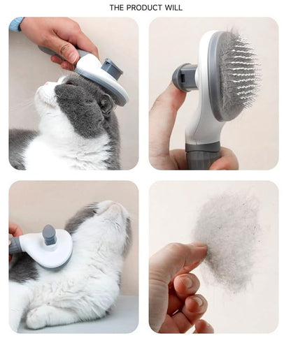 Pet grooming brush remove loses hair Laretti easy to use and comfortable dog brush stainless cat brush pet supplies