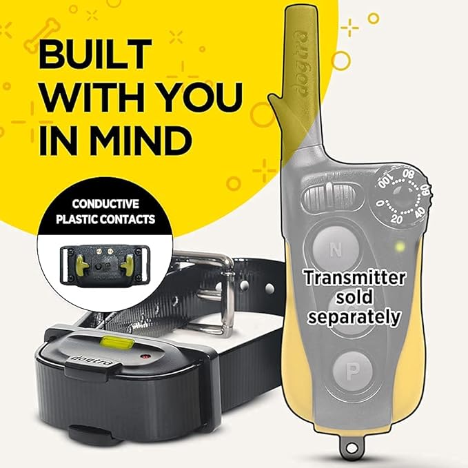 Dogtra iQ Mini Additional Receiver Rechargeable Waterproof Mini Remote Dog Training E-Collar