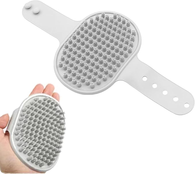 Self-Cleaning Slicker Brush for Dogs, Cats, Lightweight Dog Brush for Shedding Massaging GroomingComes with a pet steel comb and Dog Grooming Brush, As Well As 2 Silicone Pet Hair Suction Prop.