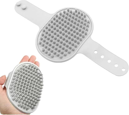 Self-Cleaning Slicker Brush for Dogs, Cats, Lightweight Dog Brush for Shedding Massaging GroomingComes with a pet steel comb and Dog Grooming Brush, As Well As 2 Silicone Pet Hair Suction Prop.