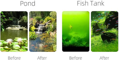 4 Pack 13 Watts UV UVC G23 Base Ultraviolet Light Bulb Compatible w/Jebao Pond Sunsun Grech, UV Light for Pond