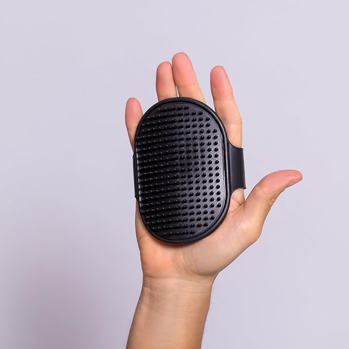 5-in-1 Moisturizing Dog Wash & Grooming Brush Set - Made with Naturally Derived Ingredients to Cleanse, Soothe, Deodorize, and Soften The Skin and Coat