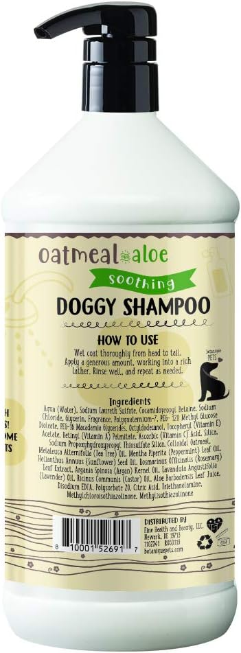 Dog Shampoo with Ultra-Soothing Ingredients to Cleanse and Calm, 32oz /960 ml