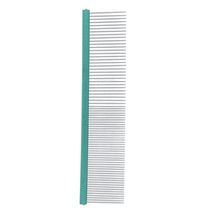Greyhound Comb For Dogs, Metal Dog Comb Cat Comb For Removing and Knots Dog Combs with Rounded Ends Dog Combs For Grooming Matting Grooming Tool For Long Short Haired Dog