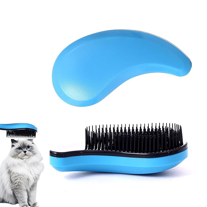 Cat Brush for Shedding - Perfect Cat Grooming Brush for Long-Haired Cats | Deshedding & Hair Remover Brush for Indoor Cats | Pet Brush for Cats