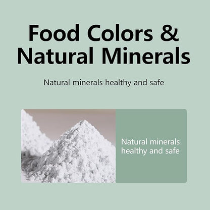 Natural Mineral Bird Perch for Cage Parrot Perch Platform for Beak Grinding Claw Trimming & Chewing Chew Toy for Parakeets Cockatiels Conures Birds Cage Accessories (Gradient Green, 4.7")