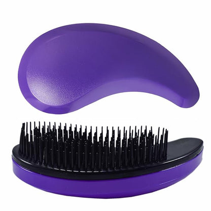 Puppy Brush, Soft Dog Brush for Grooming, Puppy Hair Remover Brush Comb, Grooming Tool for Poodles,Teddy, Yorkies, Maltese, Shih Tzu, Chihuahua, Deep Purple