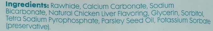 Better Belly Highly Digestible Rawhide Dental Chews, Treat Your Dog to a Chew with NO Artificial Colors or Flavors 4 Count (Pack of 1)