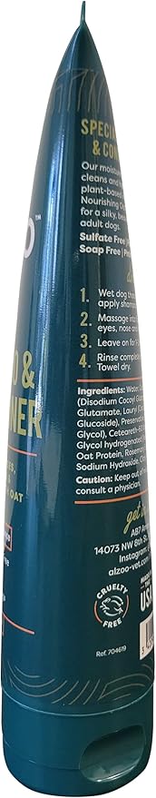 2-in-1 Shampoo & Conditioner for Dogs, Specially Formulated to Clean & Condition Adult Dogs, 100% Plant-Based Active Ingredients, Rosemary Fragrance, 8 Fl. Oz.