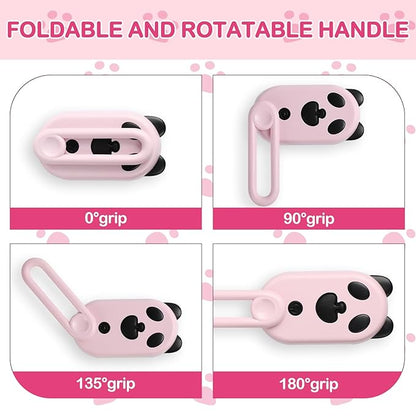 2025-NEW Cat Steam Brush for Shedding, 4 in 1 Brushs with Foldable Handle, Steam Brushs for Cats,Water Brush for Cat, Pet Spray Hair Removal Comb,magic wand for pet hair (pink)