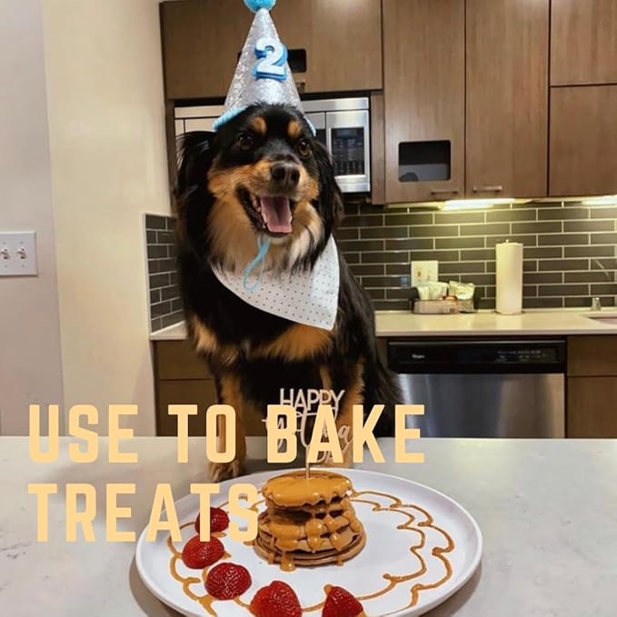 BUDDY BUDDER Bark Bistro Company Birthday Bash, 100% Natural Dog Peanut Butter, Healthy Peanut Butter Dog Treats, Dog Birthday, Dog Pill Pocket, Made in USA (17oz Jars)