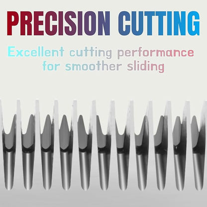 30W Wide Pet Dog Grooming Detachable Blades,Compatible with Andis,Oster A5,Wahl KM10 Clippers,Cut Length 1/50"(0.5mm),Fit for Larger Animals