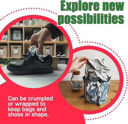 HASHI Bird Cage Liner - 120 Disposable Sheets Made from Acid-Free Newsprint. Non-Toxic for Birds, Ideal for Packing, Pet Cages, Crafts, Shipping, and Moving. Easy to Clean (31"x21.5")