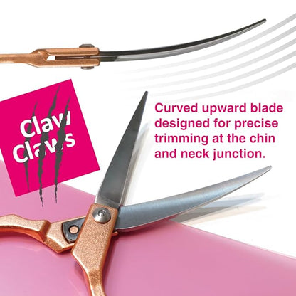 A great Curved Shears+ 9.8" Comb set for perfect home grooming choice. Medium to large long-haired dogs.